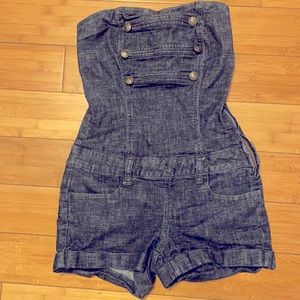 Jean Romper size 2